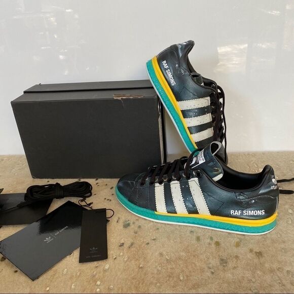 RAF SIMONS Adidas Samba Stan Smith Mashup Collab Black Sneaker SZ M 7 / EU 40 - Picture 5 of 16